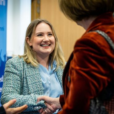 UCD graduates meet at an alumni event in Brussels and network